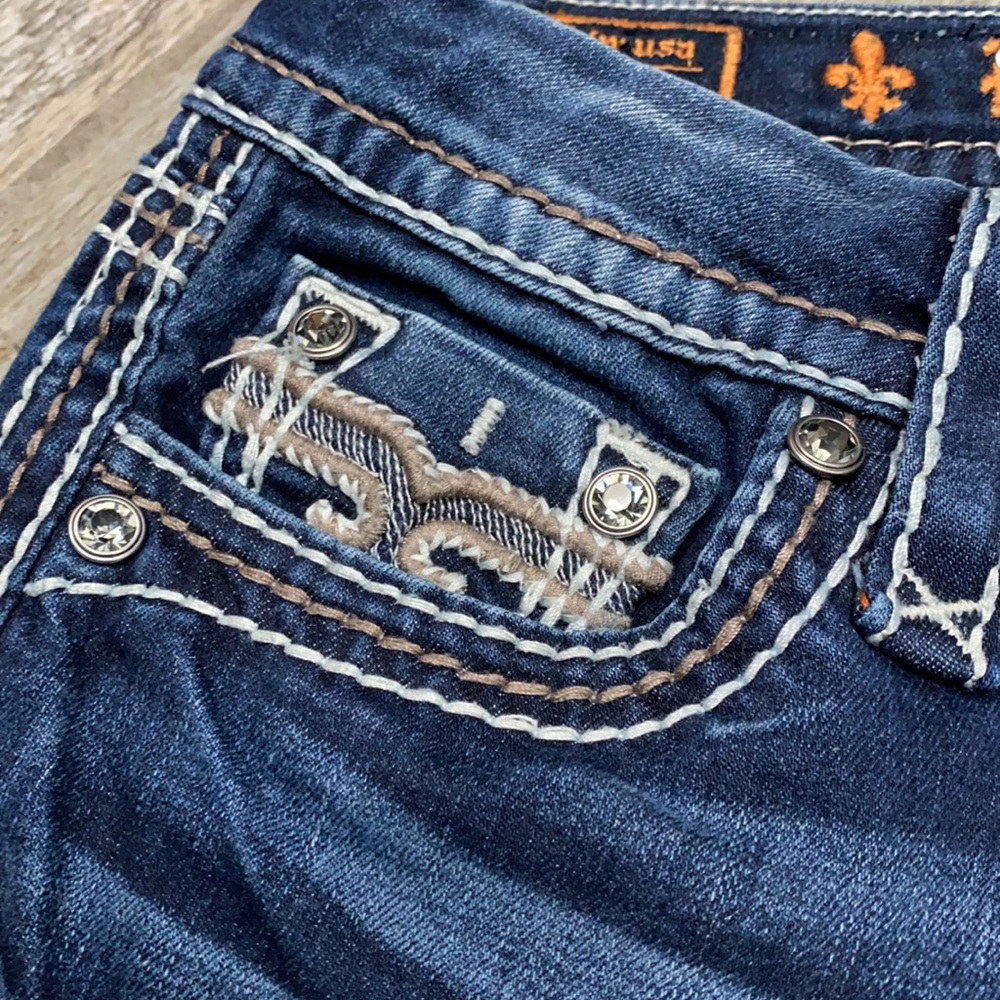 Rock Revival Avery Straight Stretch Jean 28 - Picture 5 of 11